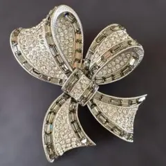 FOXEY リボン型ブローチ【難あり】