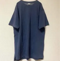 【IGNIO】メンズ半袖Ｔシャツ（L）丸襟 ネイビー 定番Ｔシャツのサムネイル