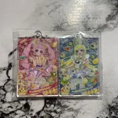 ひみつのアイプリ アクリルカードキーホルダー 　ひまり＆みつき