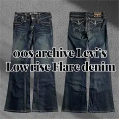 00s archive Levi’s Low rise Flare denim