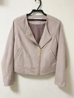 ミッシュマッシュ　スエードライダースジャケット