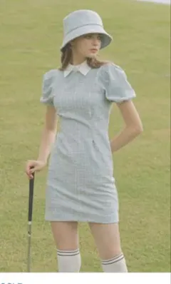 EIMY GOLF ツイードポイント ノースリーブワンピース - メルカリ