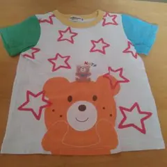 ホットビスケッツ　カラフルなクマのTシャツ 100cm