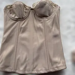 セモアノーブル　ビスチェ　ブライダルインナー　ベージュ コルセット ロングＢ70