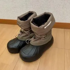 25年　MITSUUMA ミツウマ スノーブーツ カーキ　Mサイズ 男女兼用