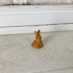 うさぎ　ウサギ　ミニチュア　イースター　ドールハウス　ドイツ　ヴィンテージ
