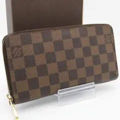 ルイヴィトン ダミエ エベヌ ジッピーウォレット 箱/保存袋付き N41661