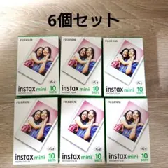 チェキフィルム 10枚 instax mini 6個セット　 新品未開封品