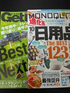 GetNavi 8月号 MONOQLO2025年10月号