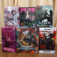 プライズ フィギュア まとめ売り 7点 チェンソーマン ナルト 着せ恋