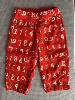 MARKEY’S マーキーズ コーデュロイパンツ 総柄パンツ 80 赤