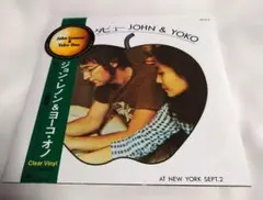 ジョン・レノン＆ヨーコ・オノ 特別インタビュー〈NY編〉 Clear Vinyl