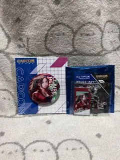 カプコンストア実田千聖 クレア・レッドフィールド 缶バッジ&キーホルダーのサムネイル