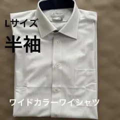 ワイドカラーワイシャツ【半袖】【NON IRONTECH】【秒乾】【すごシャツ】のサムネイル
