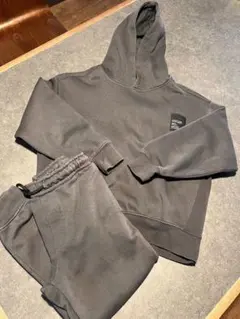 ZARAキッズ　ダークグレー フード付きスウェット