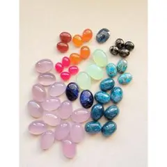 天然石オーバルカボションまとめ売り