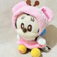 ミニーちゃん　ぬいぐるみ　キーホルダー　ストラップ　着ぐるみ　ミツバチ