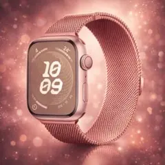 AppleWatchミラネーゼループ バンド ピンクゴールド 40mm アップル