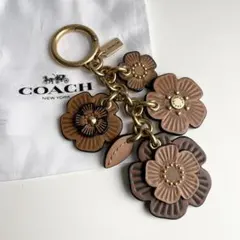 コーチ COACH ティーローズ バッグチャーム スタッズ キーホルダー 新品