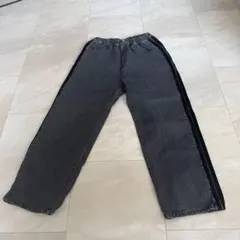 devirock サイドライン　ブラックデニム