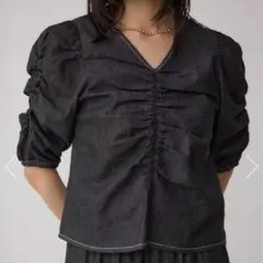 AZULby moussy フロントギャザースリーブブラウスのサムネイル
