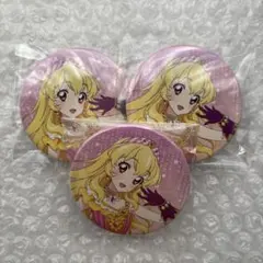 アイカツ　ソレイユたっぷり缶バッジ　星宮いちご