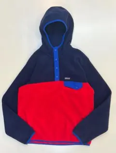 patagonia　シンチラスナップT　25461FA13　レッド/ブルー　S