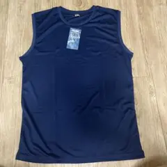 吸汗速乾タンクトップ メッシュ　 ネイビーMサイズ