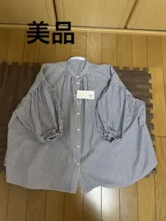 【美品】NUMBER 18 ohakoストライプシャツ
