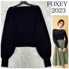FOXEY 45338 KNIT TOP MARIAGE 白40 - メルカリ