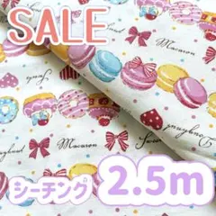 ☆るりか様専用☆❤︎SALE❤︎生地巾×合計6m❤︎マカロンボーダー・シーチング❤︎