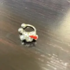 リング・指輪 10個セット 赤い装飾付き