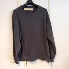 ナノユニバース　グレー 長袖セーター