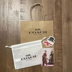 COACH ショップ袋 付属品付き