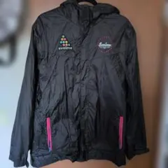 svolme フード付きナイロンジャケット 黒