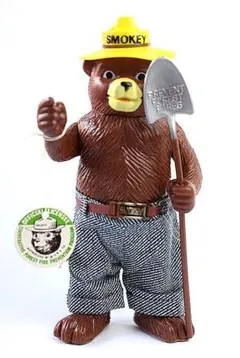 70’s スモーキーベア ソフビ フィギュア 美品 タグ付き レトロ fb5q 70's スモーキーベア ソフビ フィギュア 美品 タグ付き レトロ