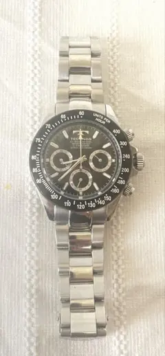 【動作未確認】TECHNOS テクノス クロノグラフ TSM401 腕時計