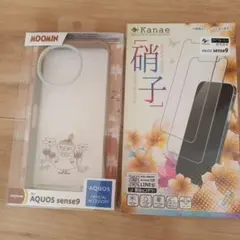 スマホカバー　AQUOS　sense9 ムーミンミィ　画面ガラスカバーのサムネイル