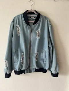 ダメージ加工 デニムジャケット