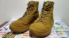 米軍実物/USN.BATESブーツ .SIZE/8.EW.実物ドッグタグ認識証付 - メルカリ