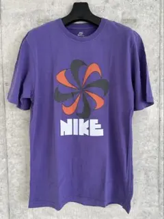 CCUZ 風車 Tシャツ80sナイキ デカロゴ スウッシュ オレンジ ビンテージ 