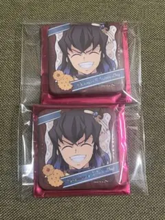 鬼滅の刃　バレンタインデー　缶バッジ　嘴平伊之助　2個