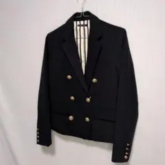 未使用タグ付き INGNI 金ボタン ダブル テーラードジャケット 紺ブレ M