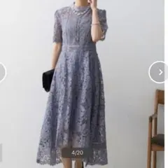 美品✨DorryDoll同型アサクラ総レースパーティードレス38結婚式お呼ばれ服