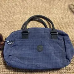 KIPLING ネイビーハンドバッグ