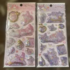 サンリオ キラキラカプセルシール マイメロディ クロミ 2枚セット
