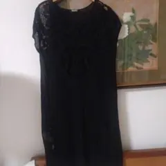 DKNY ノースリーブ ミニワンピース ブラックのサムネイル
