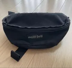 mont-bell ブラック モンベル ウエストバッグ ボディバッグ ショルダー
