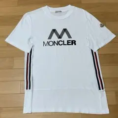 モンクレール メッシュ トリコ Tシャツ S ホワイト ジャパンタグ 4S66