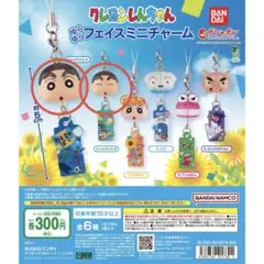 クレヨンしんちゃん ゆらゆらフェイスミニチャーム 2種セット